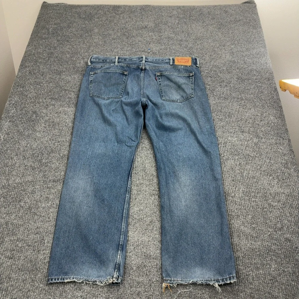 Levi's‎ Jeans Mens 40x30 Blue 100% Cotton 559 Relaxed Straight Frayed Hem Casual